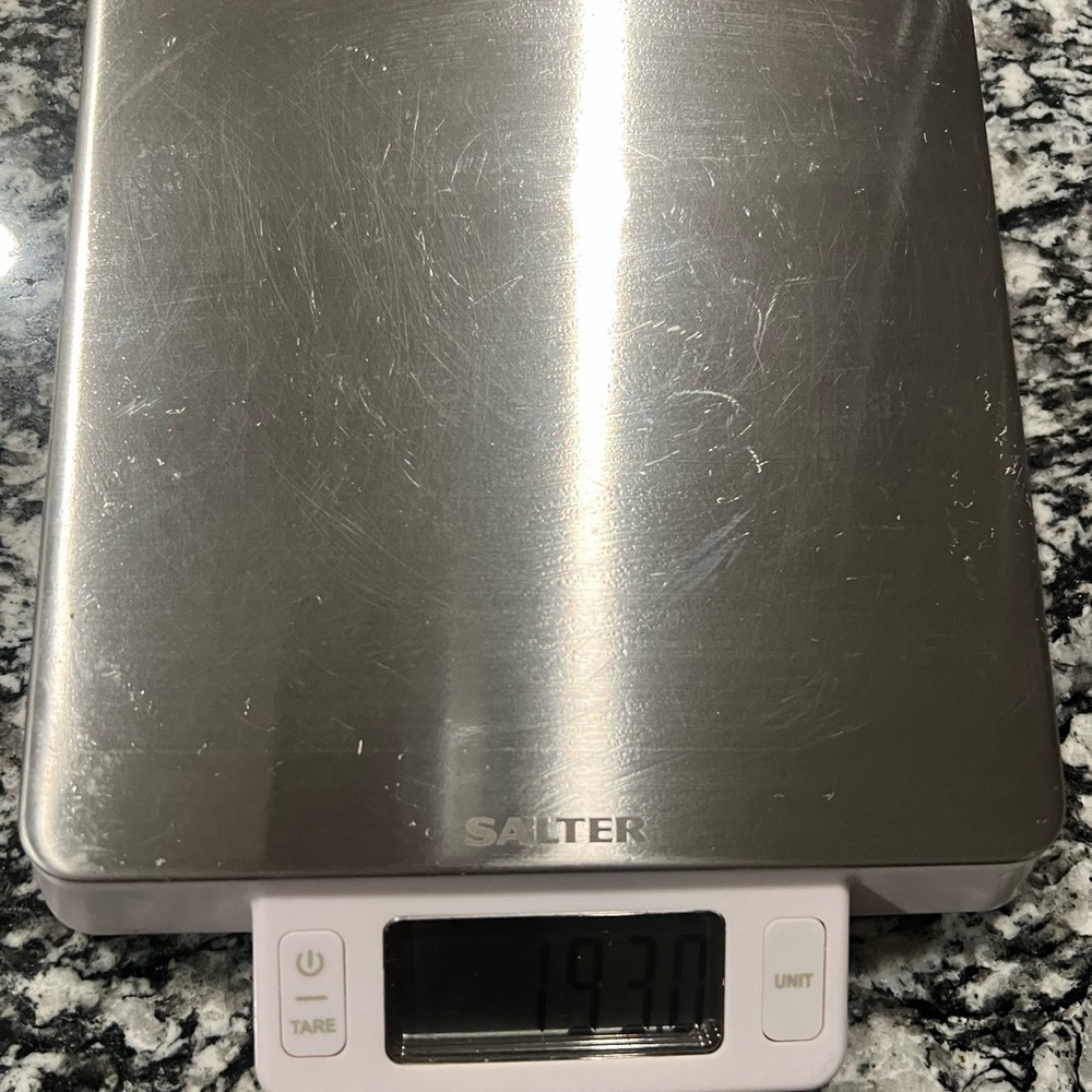 Silver Digital Kitchen Scale